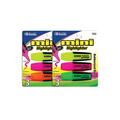 Bazic Products Bazic Double Tip Fluorescent Highlighters 5/Pack CASE OF 24 2333